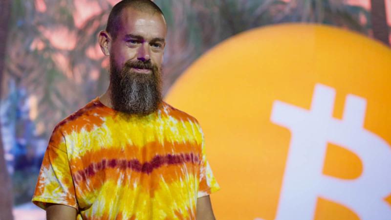 Tỷ phú Jack Dorsey tại Hội nghị Bitcoin 2021 ở Miami, Florida, Mỹ vào tháng 6/2021 - Ảnh: Getty Images