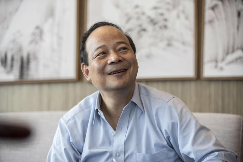 Ông Zeng Yuqun, người sáng lập hãng pin xe điện CATL - Ảnh: Bloomberg