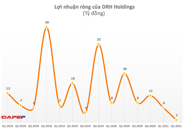 DRH Holdings: Quý 2 lãi vỏn vẹn 1 tỷ đồng, giảm 83% so với cùng kỳ - Ảnh 1.