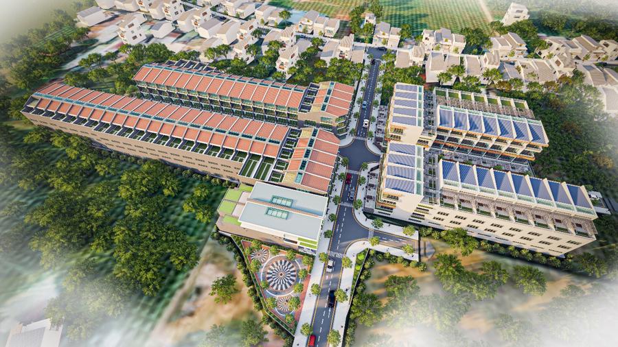 Phối cảnh dự án Nam An Ecotown Phan Thiết đang hút các nhà đầu tư phía Bắc.