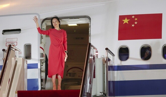 Trung Quốc trải thảm đỏ đón bà Mạnh Vãn Chu hồi hương
