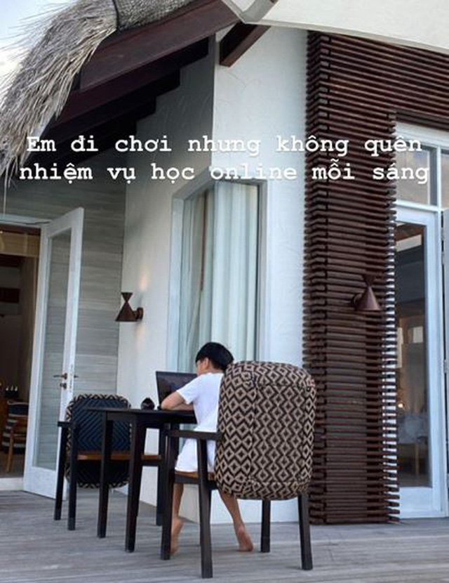 Cuộc sống nhóc tỳ Vbiz là cậu cả hào môn: Học phí gần cả tỷ đồng, ở biệt thự khủng và mối quan hệ đặc biệt với mẹ kế - cha dượng! - Ảnh 6.